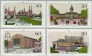 Berlin ber 772#775  1987 Berlijn  Postfris