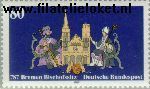 Bundesrepublik BRD 1329#  1987 Bisdom Bremen  Postfris