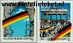 Bundesrepublik BRD 1481#1482  1990 Val Berlijnse muur  Postfris