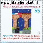 Bundesrepublik brd 2311#  2003 Frans-Duitse samenwerking  Postfris