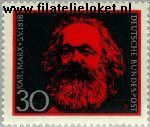 Bundesrepublik BRD 558#  1968 Marx, Karl  Postfris