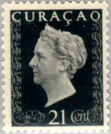 Curaçao CU 190 1948 Type 'Hartz' 21 Gebruikt