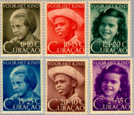 Curaçao CU 200#205 1948 Wit-gele kruis Gebruikt
