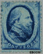 Nederland NL 0004 1864 Koning Willem III- 2e emissie Gebruikt 5