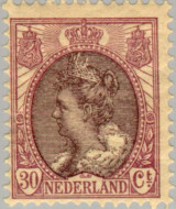 Nederland NL 0072 1899 Koningin Wilhelmina- 'Bontkraag' Postfris 30