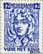Nederland NL 0223 1928 Huygens, Chr. Gebruikt 12½+3½