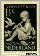 Nederland NL 0313 1938 Kind en muziek Gebruikt 1½+1½