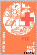 Nederland NL 1017 1972 Rode Kruis Gebruikt 25+10 - Img 2