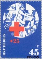Nederland NL 1019 1972 Rode Kruis Gebruikt 45+25 - Img 1