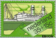 Nederland NL 1028 1973 Schepen Gebruikt 35+15 - Img 2