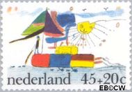 Nederland NL 1104 1976 Kindertekeningen Gebruikt 45+20 - Img 1
