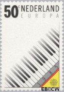 Nederland NL 1333 1985 C.E.P.T.- Europees Jaar van de Muziek Gebruikt 50 - Img 2