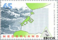 Nederland NL 1361 1986 Voltooiing Deltawerken Gebruikt 65 - Img 2