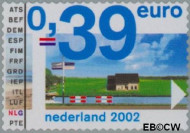 Nederland NL 2062 2002 Euro-zegel Gebruikt 39 - Img 2