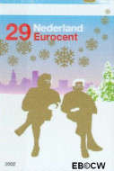 Nederland NL 2127 2002 Personen in winterlandschap Gebruikt 29 - Img 2