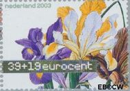 Nederland NL 2169 2003 Aquarellen van bloemen Gebruikt 39+19 - Img 1