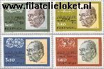 POR 1202#1205 Postfris 1973 Bezoek staatspresident Brazilië