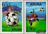 Aruba AR 142#143 1994 WK Voetbal Postfris