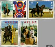 Aruba AR 156#159 1995 Paardensport Postfris