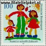 Bundesrepublik BRD 1621#  1992 Gezin geeft toekomst  Postfris