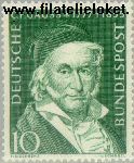 Bundesrepublik BRD 204#  1955 Gauß, Carl Friedrich  Postfris