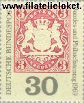 Bundesrepublik BRD 601#  1969 Filatelistendag  Postfris
