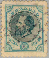 Curaçao CU -11 1873 Eerste emissie 150 Gebruikt