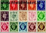 Groot-Brittannië grb 198#211+227  1937 Koning George VI  Postfris