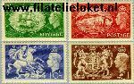 Groot-Brittannië grb 251#254  1951 George George VI  Postfris