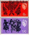 Groot-Brittannië grb 392#393  1965 Kunst  Postfris
