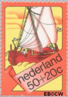 Nederland NL 1029 1973 Schepen Gebruikt 50+20 - Img 2