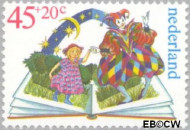 Nederland NL 1210 1980 Kind en boeken Gebruikt 45+20 - Img 2