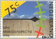 Nederland NL 1441 1990 Arbeidsinspectie Gebruikt 75 - Img 2