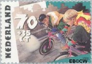 Nederland NL 1484 1991 Kinderspelen Gebruikt 70+35 - Img 1