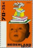 Nederland NL 1698 1996 Kind en boeken Gebruikt 70+35 - Img 1