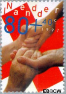 Nederland NL 1722 1997 Helpende handen Gebruikt 80+40 - Img 2