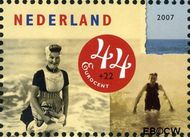 Nederland NL 2497a 2007 Strandpret toen en nu Gebruikt 44+22 - Img 1