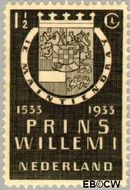 Nederland NL 252 1933 Prins Willem I Gebruikt 1½