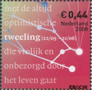 Nederland NL 2583 2008 Twaalf maanden jarig Gebruikt 44 - Img 2