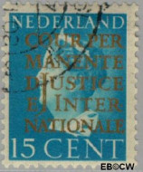 Nederland NL D18 1940 Cour Permanente de Justice Gebruikt 15 - Img 2