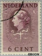 Nederland NL D32 1951 Cour Internationale de Justice Gebruikt 6 - Img 1