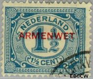Nederland NL D8 1913 Armenwet Gebruikt 1½ - Img 1