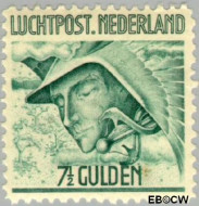 Nederland NL LP8 1929 Luchtrecht Gebruikt 750 - Img 2