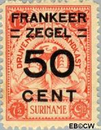 Suriname SU 136 1927 Opruimingsuitgifte Gebruikt 50 op 750