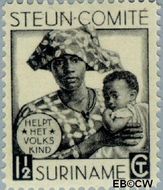 Suriname SU 146 1931 Steuncomité Gebruikt 1½+1½