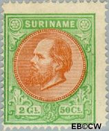 Suriname SU 15 1879 Eerste emissie Gebruikt 250