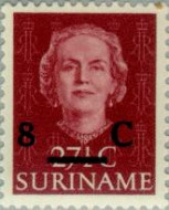 Suriname SU 330# 1958 Hulpuitgifte Postfris