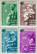 Suriname SU 420#423 1965 Groene Kruis Postfris