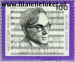 Bundesrepublik BRD 1637#  1992 Distler, Hugo  Postfris