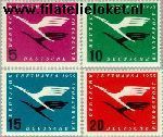 Bundesrepublik BRD 205#208  1955 Lufthansa  Postfris